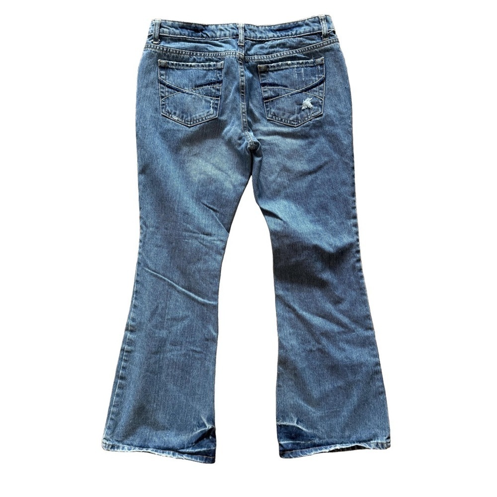 AEROPOSTALE πΈ Womenβs Mid-Rise Authentic Flare Jeans π Size 9/10 Short πΌβ¨ - Picture 5 of 15